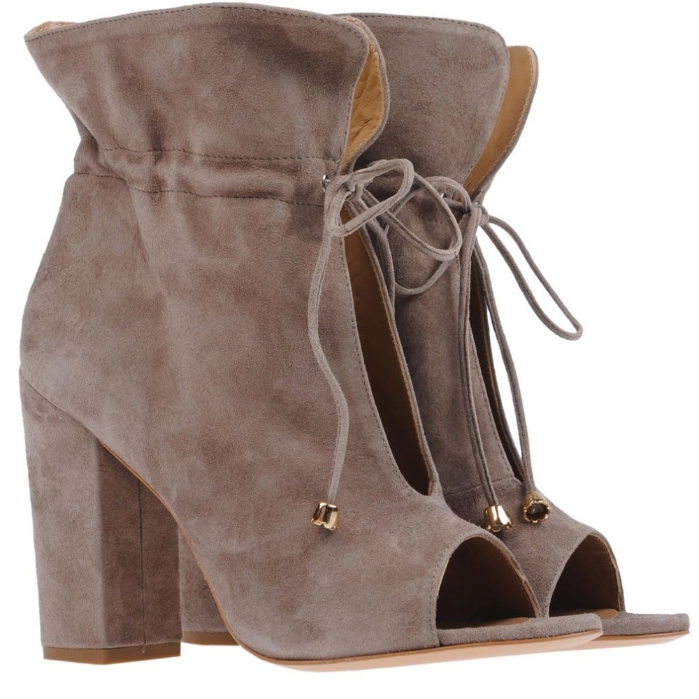 NIB $647 Marc Ellis NY suede booties. IT 40 US 9.5